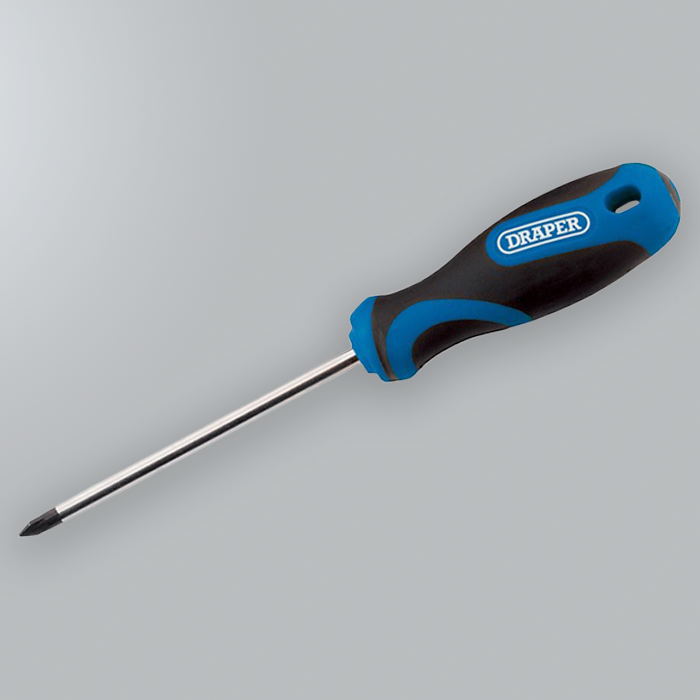 Soft Grip Slotted Screwdriver- PH1 x 75mm (266-265) Soft Grip Slotted Screwdriver- PH1 x 75mm (266-265)